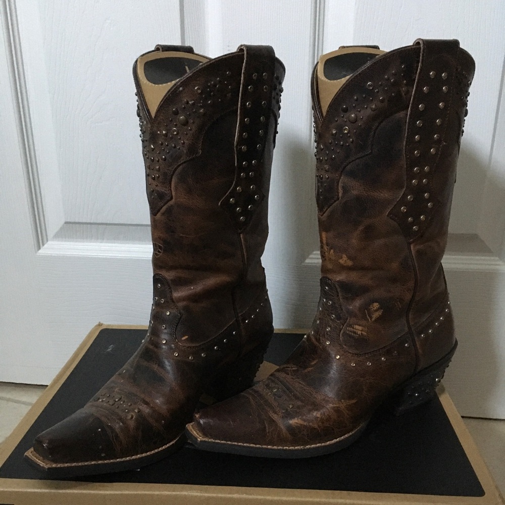 ARIAT Rhinestone Cowgirl Boots Size 8B